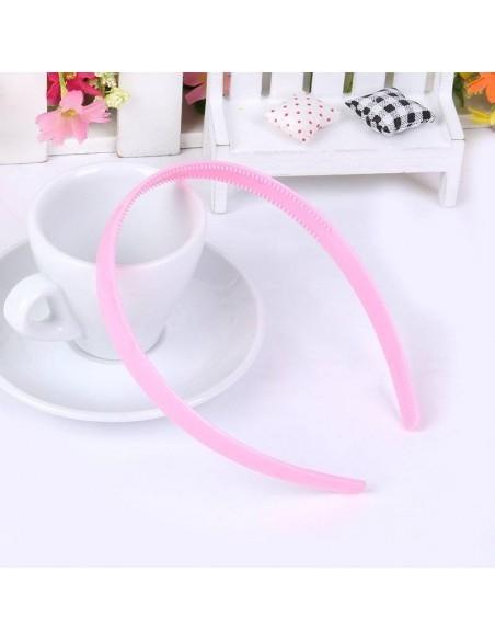 Cerchietti per Capelli in Plastica Colorata da 12 mm con Dentini da Decorare 5pZ|GDO