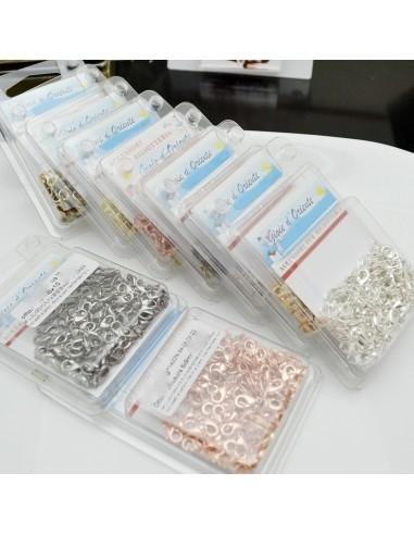 maxi confezione moschettone piccoli 6x9mm varia colore 100pz |GDO
