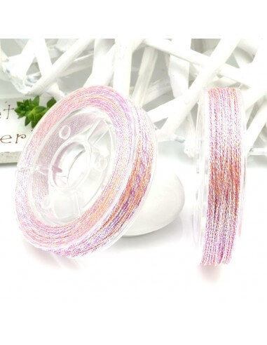 filo per uncinetto lurex diamantato sfumato 20 mt spessore 0.6 mm|GDO