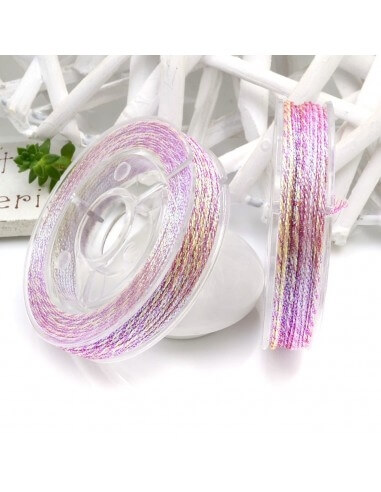 filo per uncinetto lurex diamantato sfumato 20 mt spessore 0.6 mm|GDO