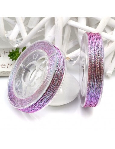 filo per uncinetto lurex diamantato sfumato 20 mt spessore 0.6 mm|GDO