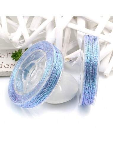 filo per uncinetto lurex diamantato sfumato 20 mt spessore 0.6 mm|GDO