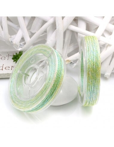 filo per uncinetto lurex diamantato sfumato 20 mt spessore 0.6 mm|gdo
