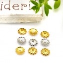 Copri Perle in Argento 925% a forma di fiorellino 5mm 25pz | GDO