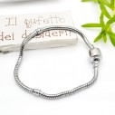 Bracciale Acciaio per Perle a Foro Largo spessore 3mm varie misure 1pz |GDO