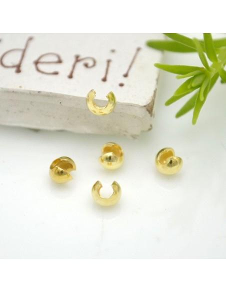 Copri Schiaccini Raffinati Argento 925 - 3/4 mm 10pz |GDO