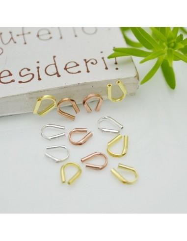 Salva filo terminale per gioielli 5mm 10 pz in argento 925|GDO