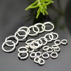 Anellini colore Argento in Ottone - Misure Assortite | GDO