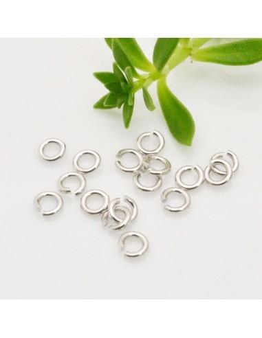 Anellini Argento 925 Aperti 4mm 30pz Filo 1mm |GDO