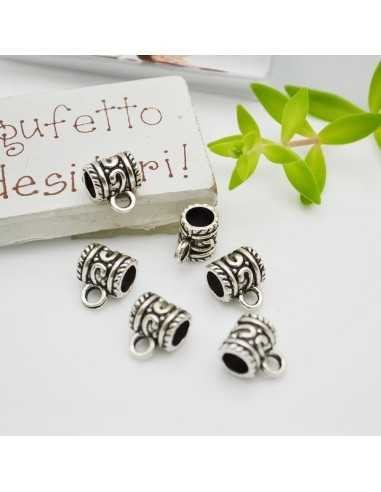 Ganci Pendente Fantasia Cilindro 7x9mm - Set 8pz|GDO
