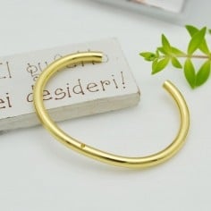 Bracciale Rigido Liscio Oro... 2