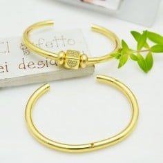 Bracciale Rigido Liscio Oro...