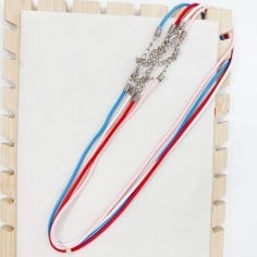 Girocollo in caucciù 2 mm con moschettone e prolunga, lunghezza 40 cm|GDO