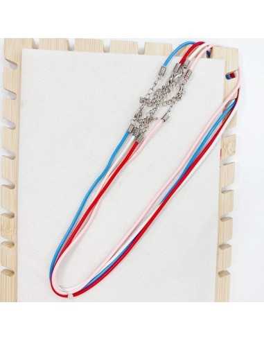 Girocollo in caucciù 2 mm con moschettone e prolunga, lunghezza 40 cm|GDO