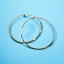 Collana rigida in acciaio inossidabile 316L, filo piatto 4mm, diametro 14 cm|GDO