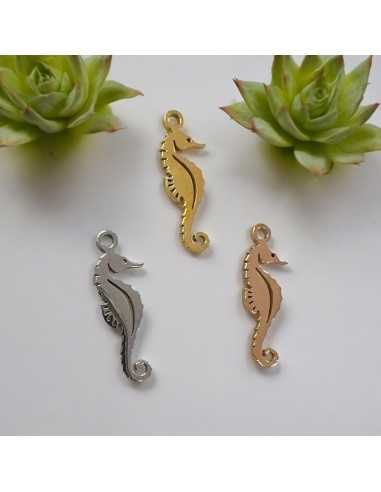 Ciondolo a forma di Cavalluccio marino in Acciaio Inossidabile 6x17mm 1pz | GDO
