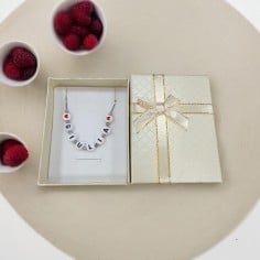 Bracciale Personalizzato in Argento Sterling 925 con Nome e Cuori | GDO 2