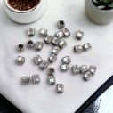 Distanziatori Tubicino Quadrato Liscio Argento 925 2x2.4mm, 30pz | GDO