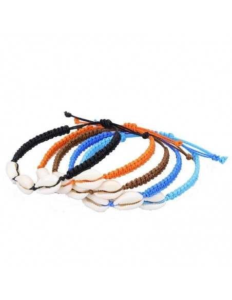 Conchiglie Sfuse 10x15 mm colore bianco per Cavigliere, Collane e Bracciali - 10 pz Gioie d'Oriente