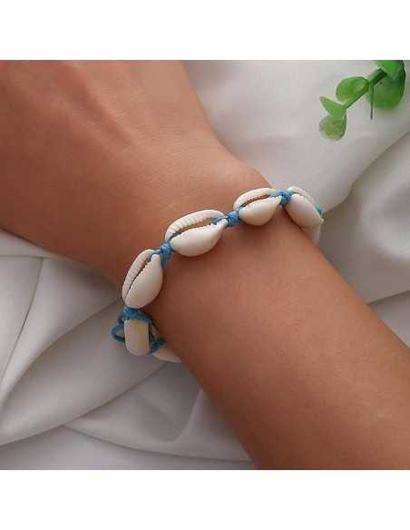 Conchiglie Sfuse 10x15 mm colore bianco per Cavigliere, Collane e Bracciali - 10 pz Gioie d'Oriente