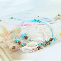 Conchiglie sfuse per cavigliere, collane, bracciali e orecchini - 10 pz Gioie d'Oriente