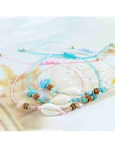 Conchiglie sfuse per cavigliere, collane, bracciali e orecchini - 10 pz Gioie d'Oriente