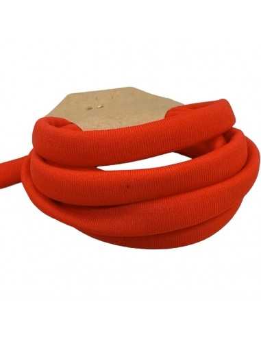 Fettuccia elastica tubolare in Lycra colore Rosso chiaro 0.5cm 1mt | GDO