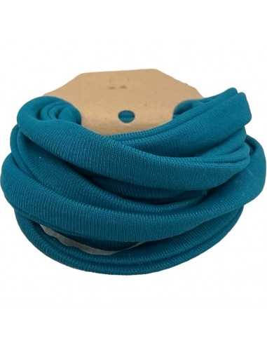 Fettuccia elastica tubolare in Lycra colore Petrolio 0.5cm 1mt | GDO