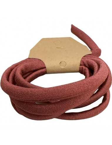 Fettuccia elastica tubolare in Lycra colore Rosa scuro 0.5cm 1mt | GDO