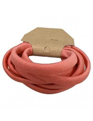 Fettuccia elastica tubolare in Lycra colore Salmone 0.5cm 1mt |GDO