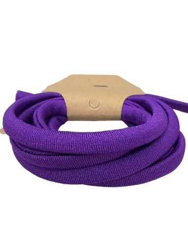 Fettuccia elastica tubolare in Lycra colore Viola 0.5cm 1mt | GDO