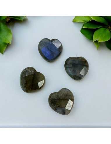 Pietre Labradorite a Forma di Cuore Sfaccettata 12 mm 1pz |GDO