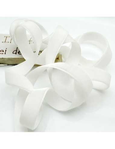 Nastro di velluto Bianco di 10mm per la creazione di gioielli 2mt | GDO