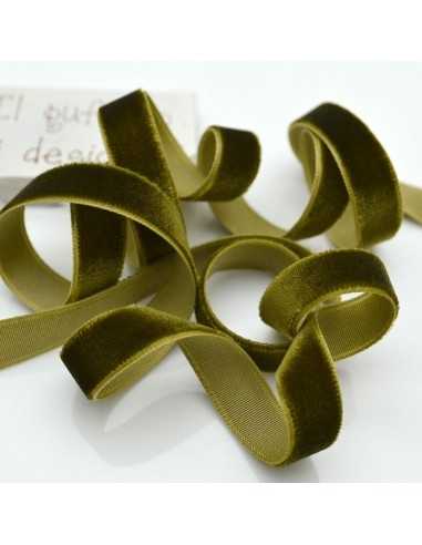 Nastro di velluto Verde scuro di 10mm per la creazione di gioielli 2mt | GDO