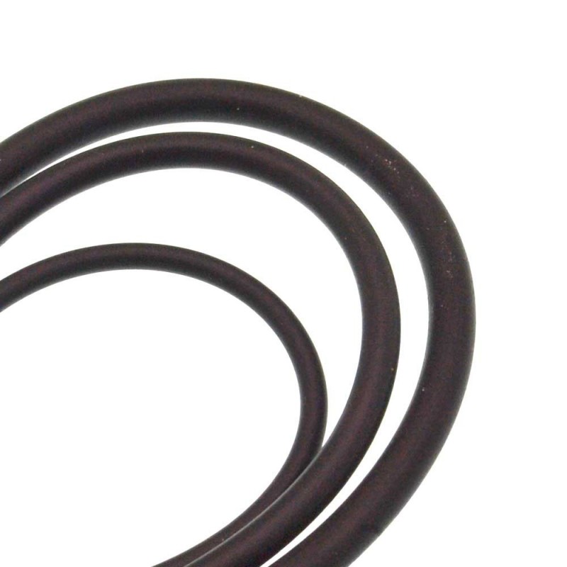 Filo di caucciu pieno nero 4mm confezione 2mt GDO