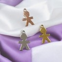 Ciondolo Charms Bimbo Argento 925 Rodiato 10x6 mm 1 pz | GDO