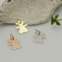 Ciondolo Bambina Argento 925 Placcato 8x12 mm per Gioielli | GDO