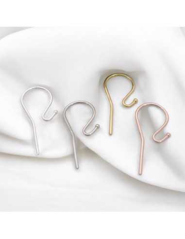Monachelle in argento 925 con pallina filo 1mm 2 pezzi | GDO