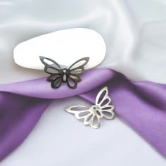 Ciondolo farfalla in filigrana Argento 925 12x18 mm 1pz Gioie d'Oriente