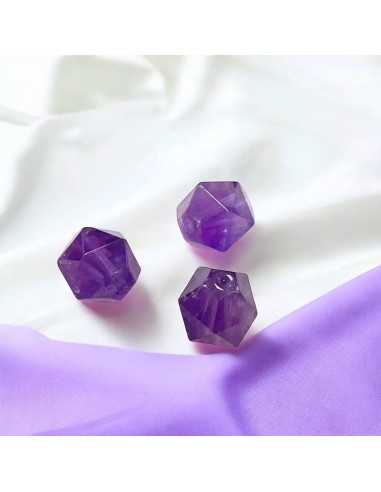 Perla sfusa ametista cilindro sfaccettato 8x10 mm 1 pz GDO