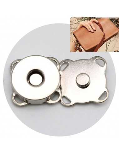 Bottone magnetico per borsa 4 anelli...