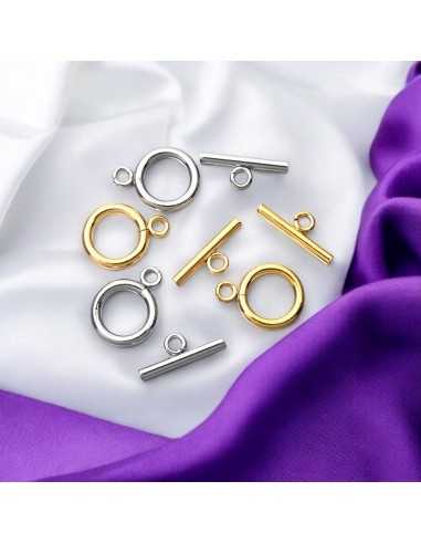 Chiusure T in acciaio con anello diverse misure 1 pz | GDO
