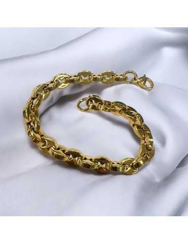 Bracciale Base Acciaio Calabrote 21cm Regolabile su Richiesta
