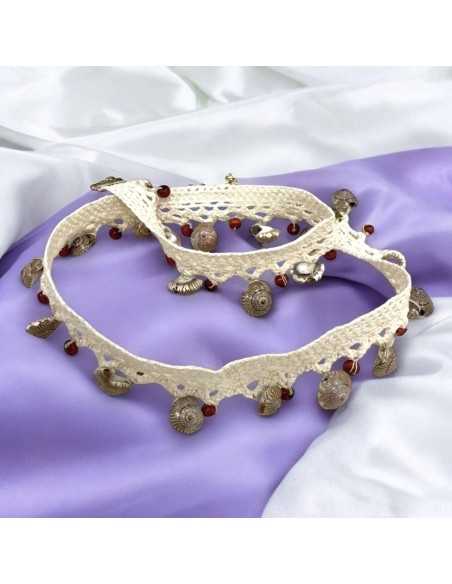 Kit Collana e Bracciale Passamaneria con Ciondoli Conchiglia | GDO