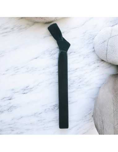 Bracciale velluto elastico 1cm per creazioni fai da te colore blu petrolio|GDO