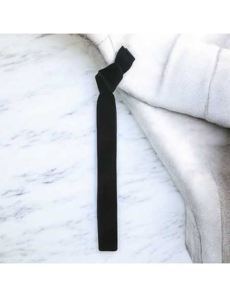 Bracciale velluto elastico 1cm per creazioni fai da te colore nero|GDO