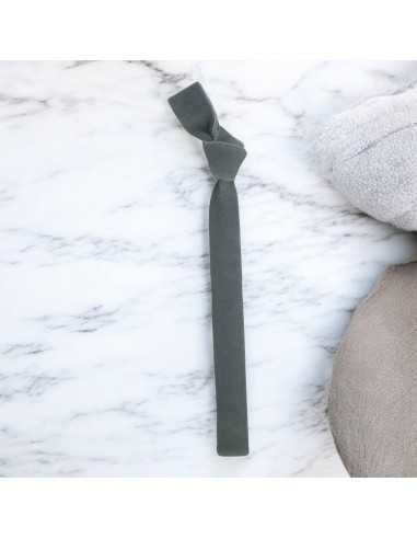 Bracciale velluto elastico 1cm per creazioni fai da te colore grigio|GDO