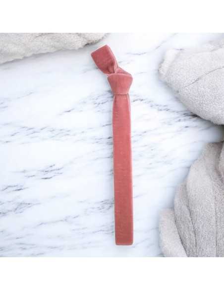 Bracciale velluto elastico 1cm per creazioni fai da te colore camelia |GDO