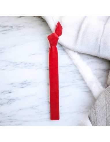 Bracciale velluto elastico 1cm per creazioni fai da te colore rosso|GDO