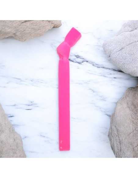 Bracciale velluto elastico 1cm per creazioni fai da te colore rosa fluo|GDO